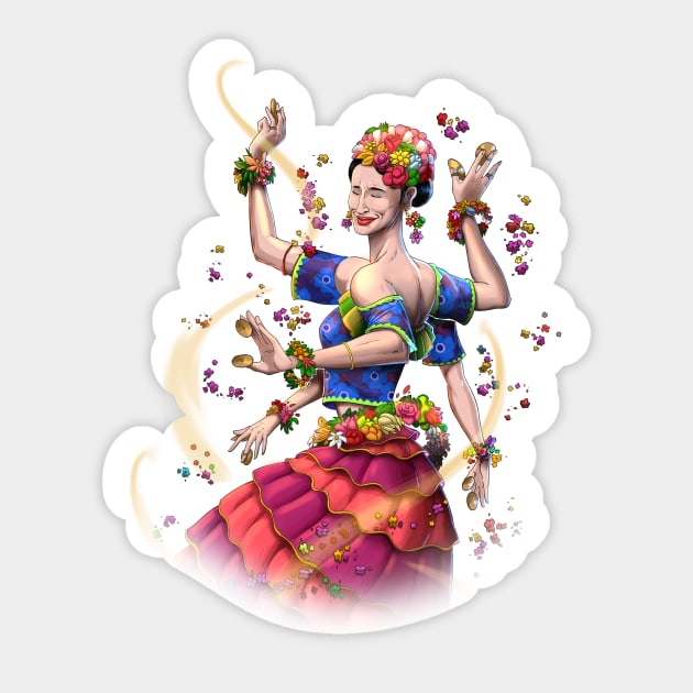 Oriental Dancer Sticker by nedesem